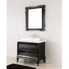 Bathroom Cabinet New Fashion Embossment Cabinet Design Bathroom Vanity Bathroom Furniture Bathroom Mirrored Cabinet (V-14180)
